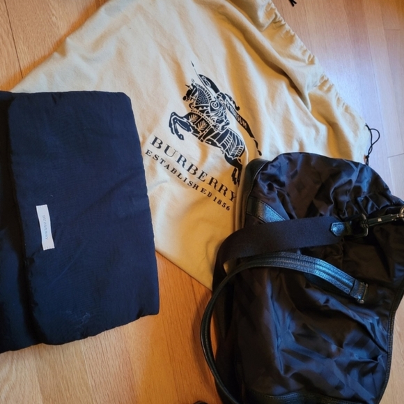 Burberry nylon diaper bag